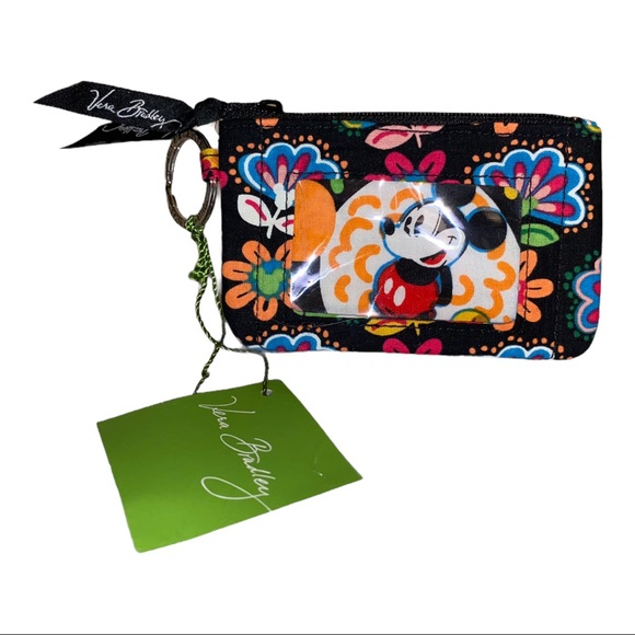 Vera Bradley Handbags - Vera Bradley Disney Midnight w Mickey Zip ID Case